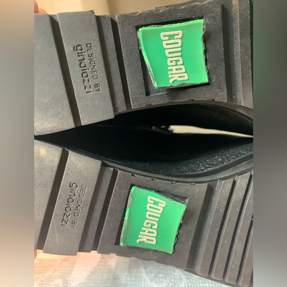 COUGAR BOOTS WEDGY PEBBLED LEATHER WOMENS SIZE 8😍 - Picture 5 of 8